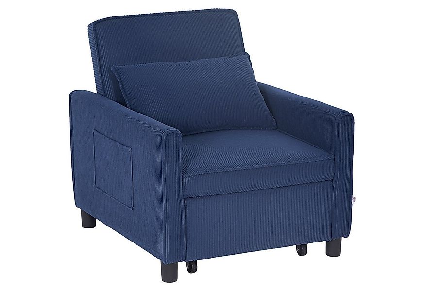 HOMCOM Sessel Schlafsessel (Liegestuhl, 1-St., Klappbett), für Wohnzimmer, günstig online kaufen