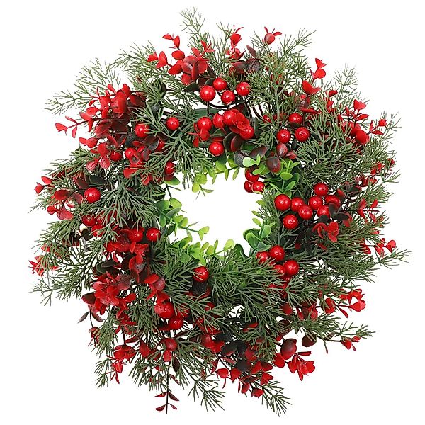 Kunstkranz Dekokranz Weihnachtskranz Kunstkranz Dekorative Blumenkranz, günstig online kaufen