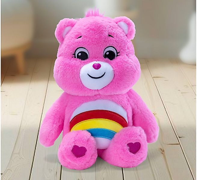 SIMBA Plüschfigur Stofftier Glücksbärchi Care Bears Hurrabärchi 35cm 630587 günstig online kaufen