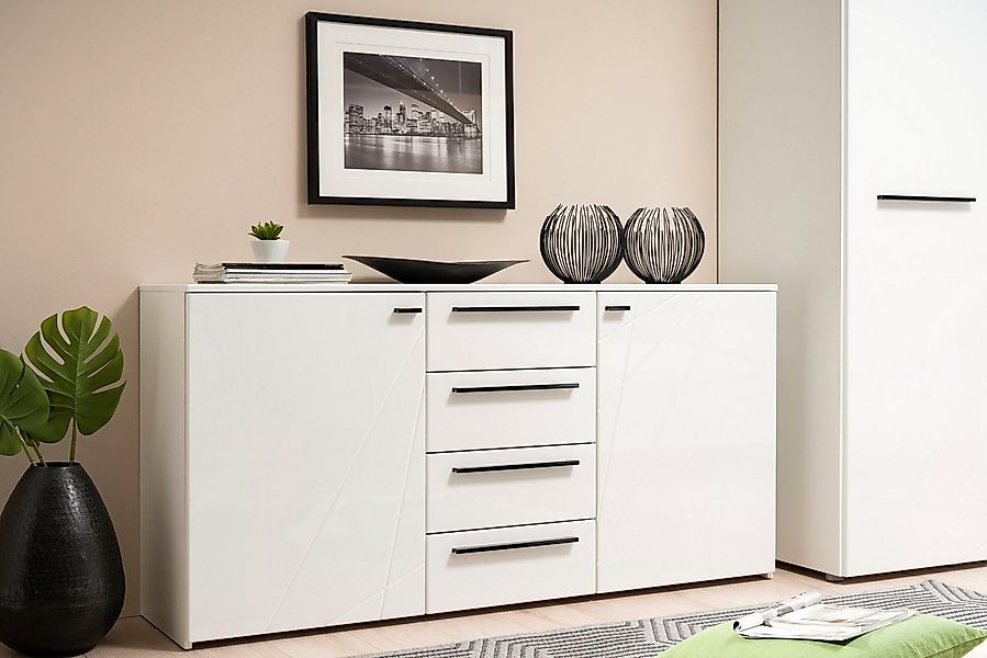 INOSIGN Sideboard Ksanti Kommode Breite/Tiefe/Höhe 163/80,5/80,5 cm, 2 Türe günstig online kaufen