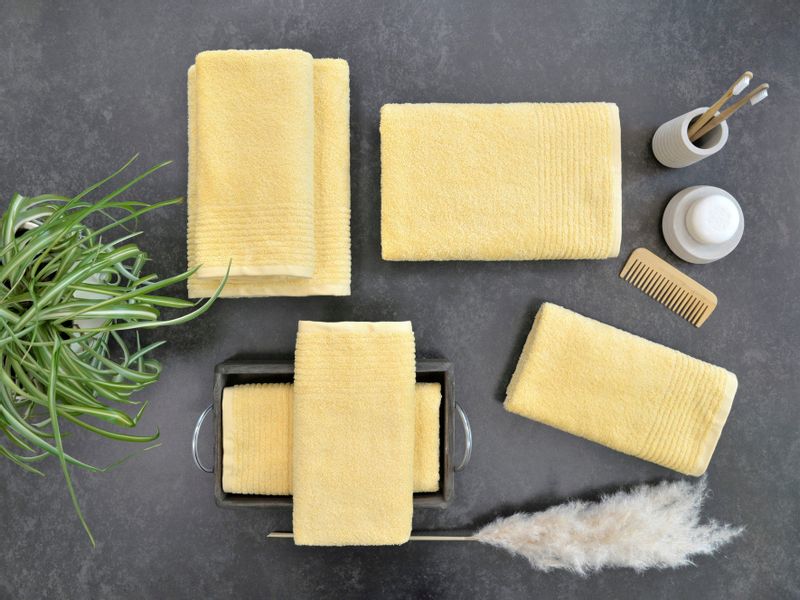 Dyckhoff Handtuch Set "Brillant" Set 6 Stk. Walkfrottee mit Streifenbordüre günstig online kaufen