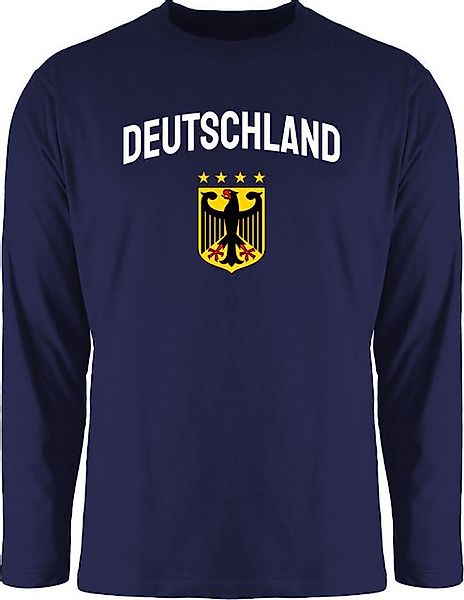 Shirtracer Rundhalsshirt Deutschland Wappen mit Bundesadler, Germany, Deuts günstig online kaufen