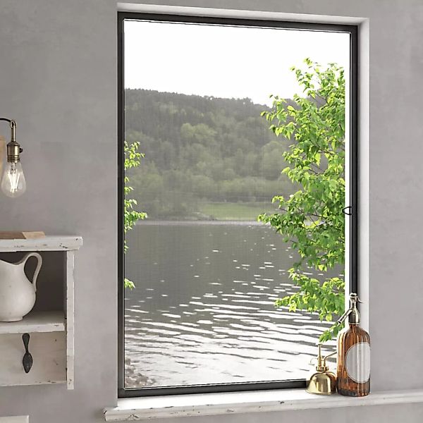 Vidaxl Insektenschutz Für Fenster Anthrazit 80x120 Cm günstig online kaufen