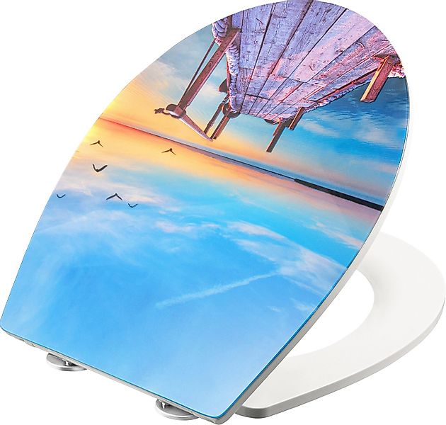 CORNAT WC-Sitz Sehnsucht, hohe Belastbarkeit bis 300kg günstig online kaufen