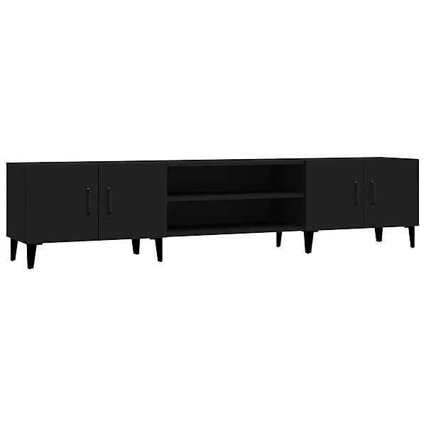furnicato TV-Schrank Schwarz 180x31,5x40 cm Holzwerkstoff günstig online kaufen