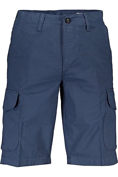 North Sails 5-Pocket-Hose Blaue Herren-Bermudashorts: Regular Fit mit 4 Tas günstig online kaufen