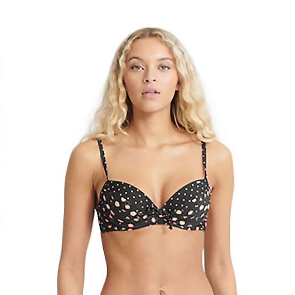 Superdry Summer Cupped Bikini Oberteil XL Navy Print günstig online kaufen