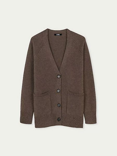 GOBI Cashmere Strickjacke Lockerer Kaschmir-Cardigan mit Knöpfen günstig online kaufen