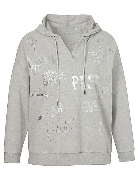 VIA APPIA DUE Kapuzenpullover mit verzierter günstig online kaufen