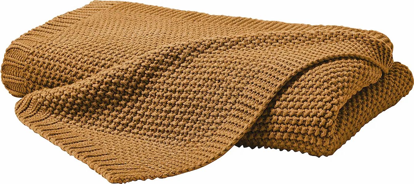 Primera Wohndecke "Strick" mit einer hochwertigen Randverarbeitung, Kuschel günstig online kaufen