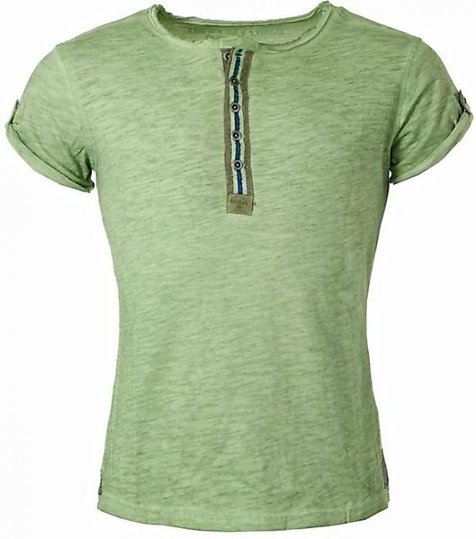 Key Largo T-Shirt für Herren Arena button vintage Look MT00023 mit Knopflei günstig online kaufen
