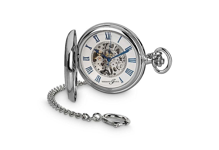 Hermann Jäckle Taschenuhr "Ettlingen" Skelett-Design, Handaufzug, 50 mm, Mi günstig online kaufen
