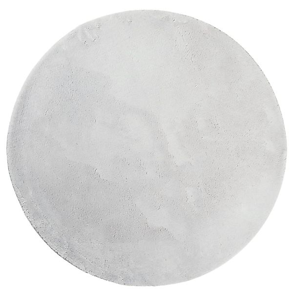 vidaXL Teppich Huarte Kurzflor Weich Und Waschbar Grau  100 Cm 1931307 günstig online kaufen