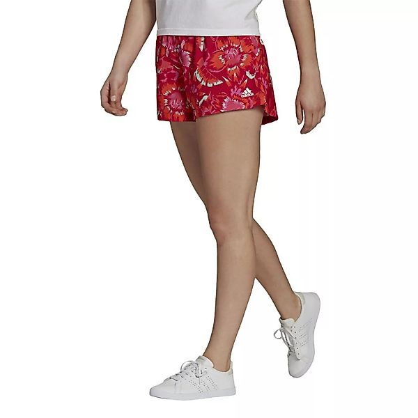 Adidas Farm Rio Florant Print Shorts Hosen S Bold Red / White günstig online kaufen