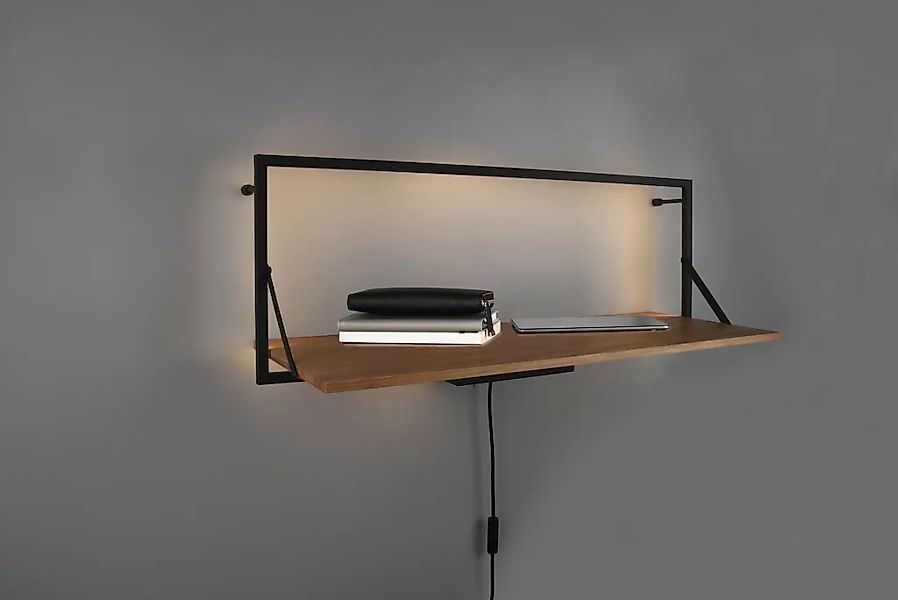 MIRRORS AND MORE Wandregal "Leonie", (1 St.), mit integriertem LED Backligh günstig online kaufen