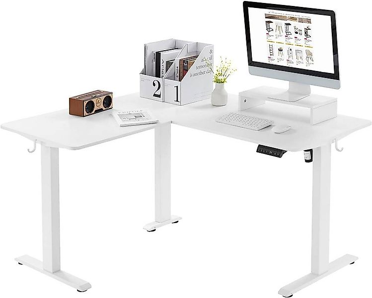 Woltu Schreibtisch Höhenverstellbar (1-St), L Form, günstig online kaufen