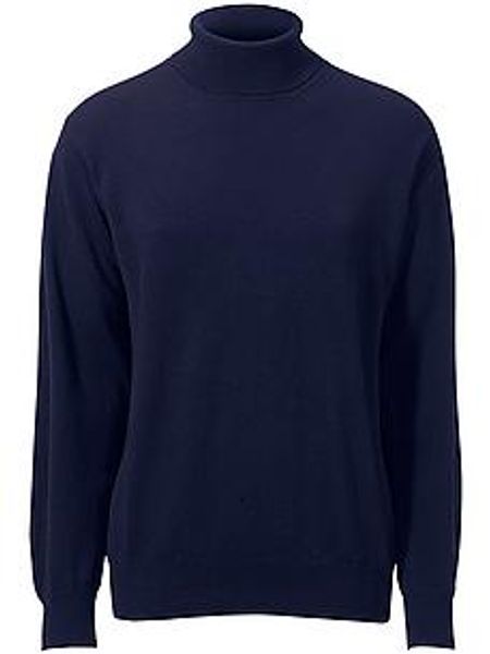 Pullover aus 100% Premium-Kaschmir Peter Hahn Cashmere blau günstig online kaufen
