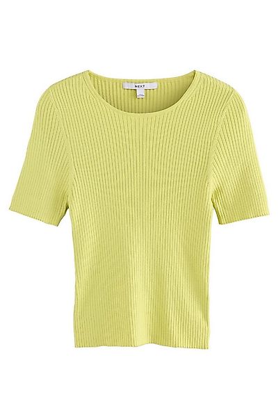 Next T-Shirt Geripptes Kurzarm-Oberteil mit Rundhalsausschnitt (1-tlg) günstig online kaufen