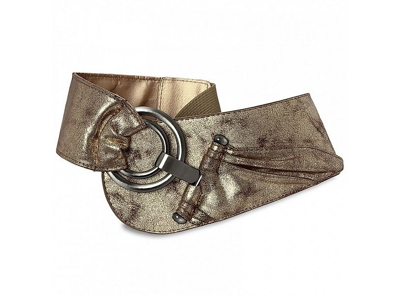 Caspar Taillengürtel GU246 elastischer breiter Damen Stretch Taillengürtel günstig online kaufen