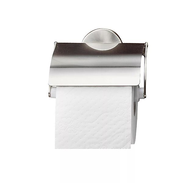 Fackelmann Toilettenpapierhalter Fusion mit Deckel Chrom Matt günstig online kaufen