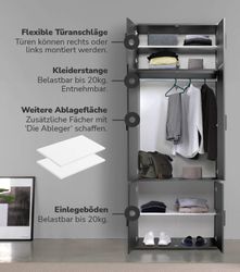 mokebo Kleiderschrank Der Grenzenlose (4-Türig mit günstig online kaufen