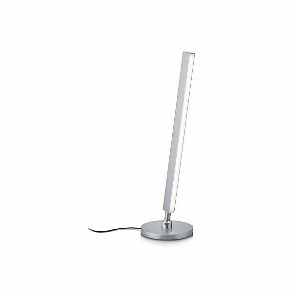 LED-Tischleuchte Kosma, nickel matt, CCT, Gestensteuerung günstig online kaufen