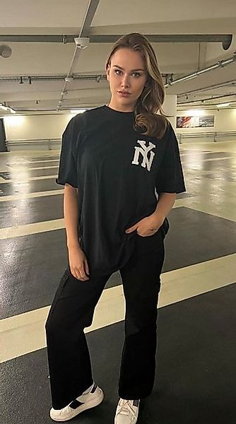 Worldclassca Print-Shirt Worldclassca Oversized NY NEW YORK Print T-Shirt T günstig online kaufen