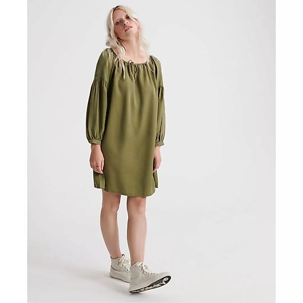 Superdry Arizona Peek A Boo Kurzes Kleid XS Capulet Olive günstig online kaufen