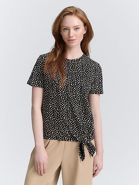 TOM TAILOR Denim T-Shirt T-Shirt T-Shirt mit Knoten-Detail günstig online kaufen