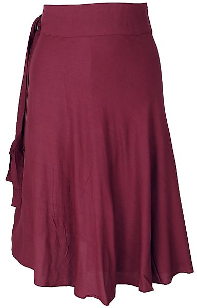 Guru-Shop Minirock Leichter Wickelrock, Boho Sommerrock günstig online kaufen