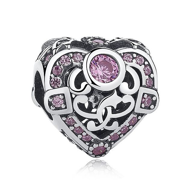 PANDACHARMS Bead Herz der Prinzessin Charm für Charm Armband, 925er Silber, günstig online kaufen