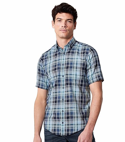 CASAMODA Kurzarmhemd "CASAMODA Freizeithemd Kurzarm kariert" günstig online kaufen