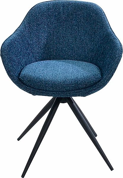 K+W Komfort & Wohnen Drehstuhl "ZOOM" () 4-Fuß Drehstuhl mit Gestell aus Me günstig online kaufen