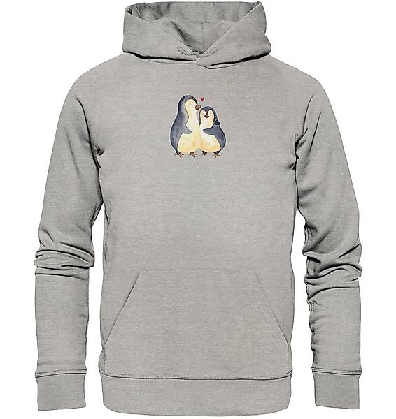 Mr. & Mrs. Panda Hoodie Größe XS Pinguin umarmen - Heather Grey - Geschenk, günstig online kaufen