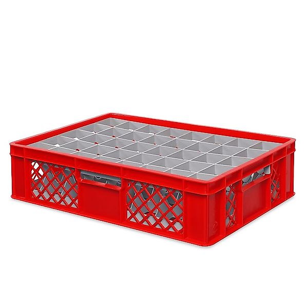 BRB-Lagertechnik Aufbewahrungskorb Gläserkiste 600x400 mm für günstig online kaufen