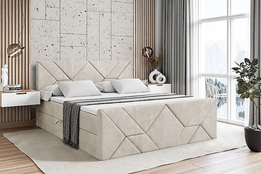 ALTDECOR Boxbett BARWA-Z (Multipocket-Matratze H4, H3 Matratze Bonellfederu günstig online kaufen