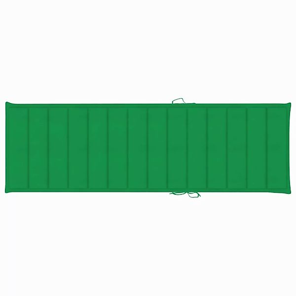 Sonnenliegen-auflage Grün 200x60x4 Cm Stoff günstig online kaufen