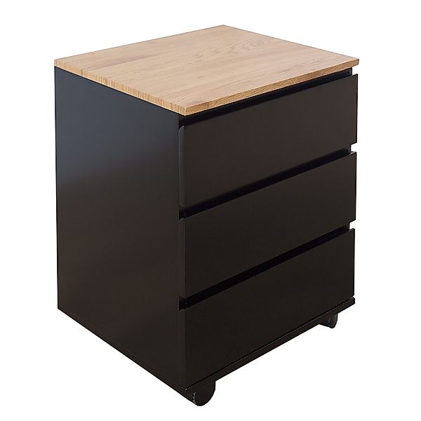 riess-ambiente Rollcontainer BIG DEAL 46cm schwarz günstig online kaufen