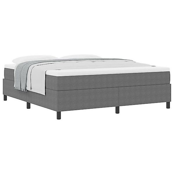 vidaXL Bett Boxspringbett mit Matratze Hellgrau Super King Cordstoff (1-tlg günstig online kaufen
