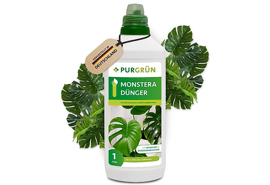 Purgrün Universaldünger Monstera Dünger, NPK 10+4+6, für Blattwachstum, 1L, günstig online kaufen