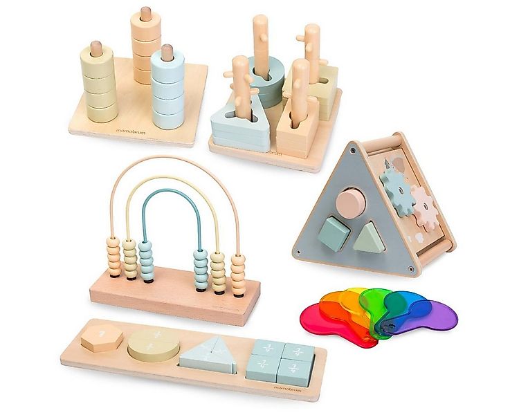 Mamabrum Lernspielzeug Montessori-Spielzeugset für Kinder von 2-3 Jahren günstig online kaufen