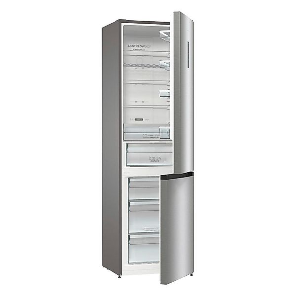 Gorenje Kühl-/Gefrierkombination NRK620CA2XL4 silber B/H/T: ca. 60x200x59 c günstig online kaufen