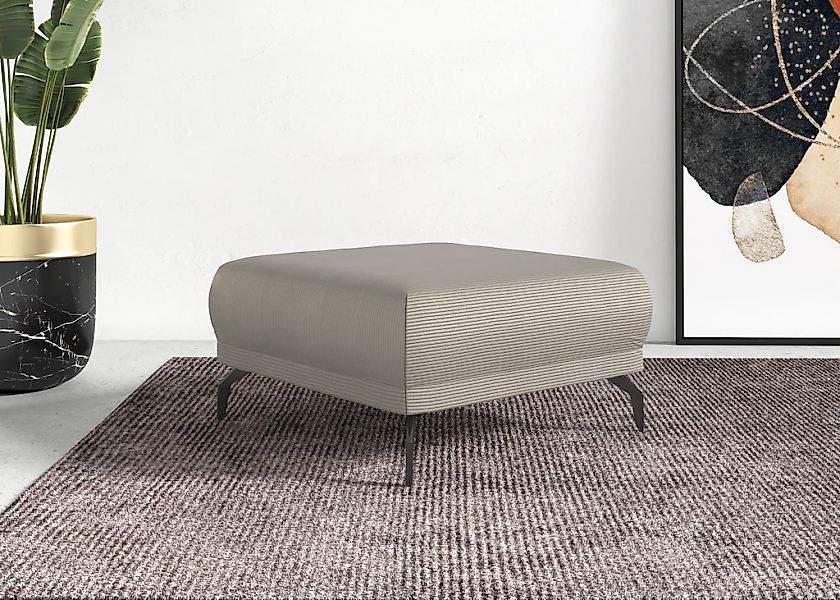 INOSIGN Hocker "Coco", Cord-Bezug in 2 Ausführungen, Füßen 15 cm hoch günstig online kaufen