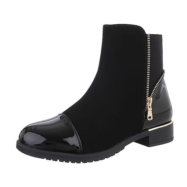 Ital-Design Damen Elegant Stiefelette (87417713) Blockabsatz günstig online kaufen
