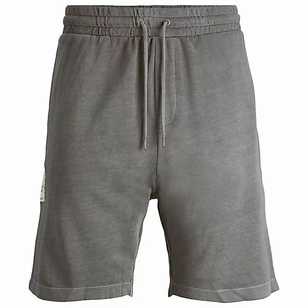 Jack & Jones Shorts Große Größen Sweatshorts grau seitlicher Aufnäher Jack günstig online kaufen