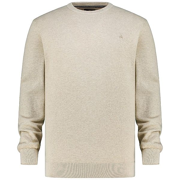 Lerros Feinstrickpullover aus Baumwolle Farbe beige Größe: 4XL günstig online kaufen