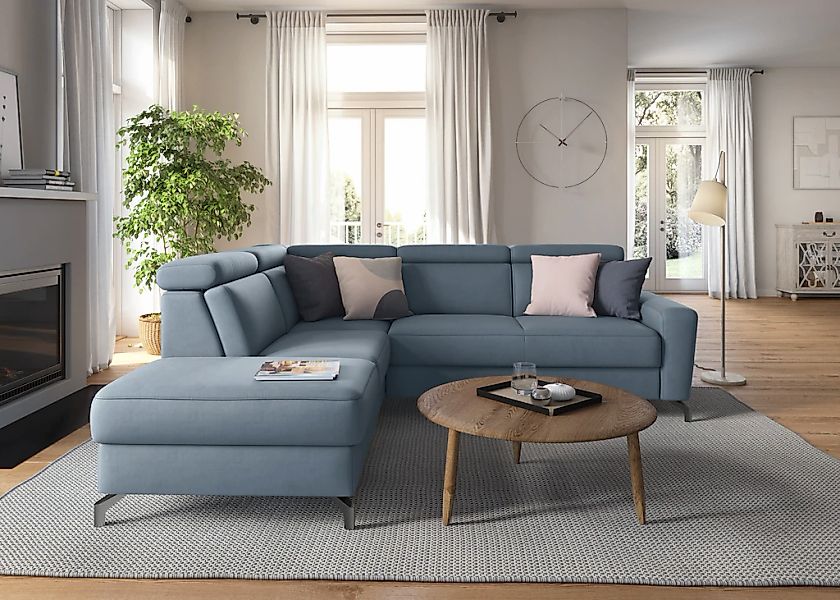 sit&more Ecksofa »Scarlett L-Form« inklusive Kopfteilverstellung, wahlweise günstig online kaufen