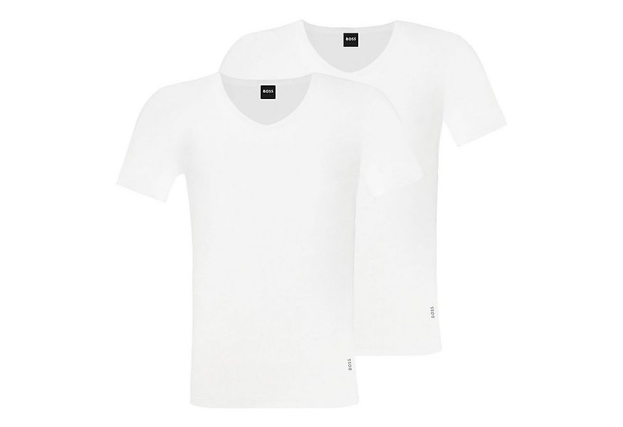 BOSS Unterziehshirt Modern T-Shirt (2-St) mit V-Ausschnitt günstig online kaufen