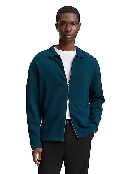 TOM TAILOR Denim Strickpullover mit Reißverschluss günstig online kaufen