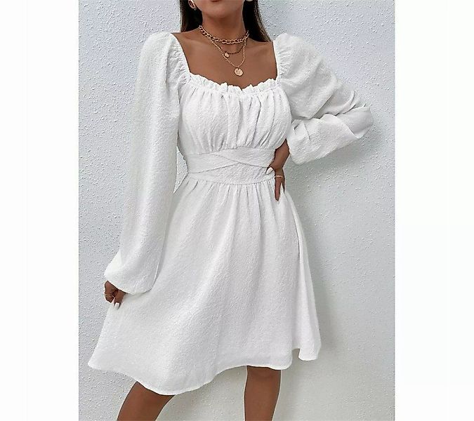 AFAZ New Trading UG Abendkleid Damen kleid einfarbig Tunikakleider A-Linien günstig online kaufen